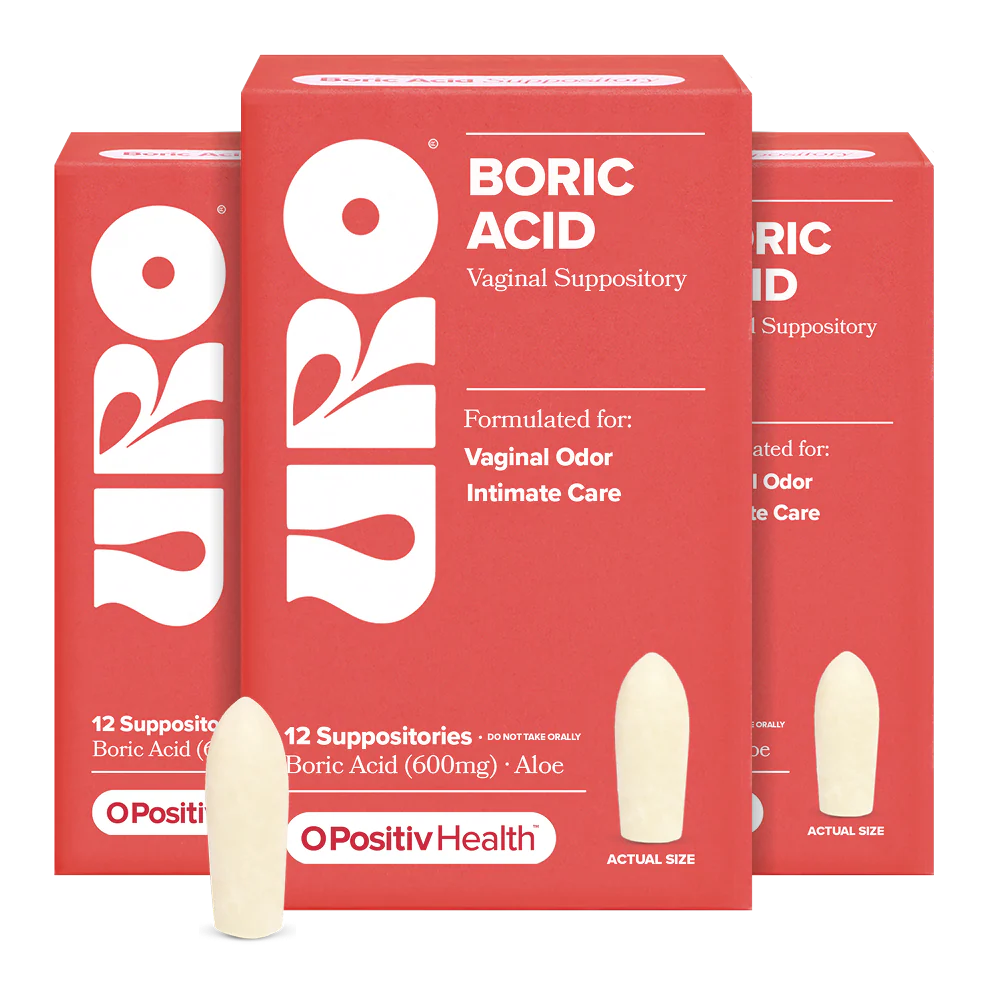 URO Boric Acid Vaginal Suppository - Bundle