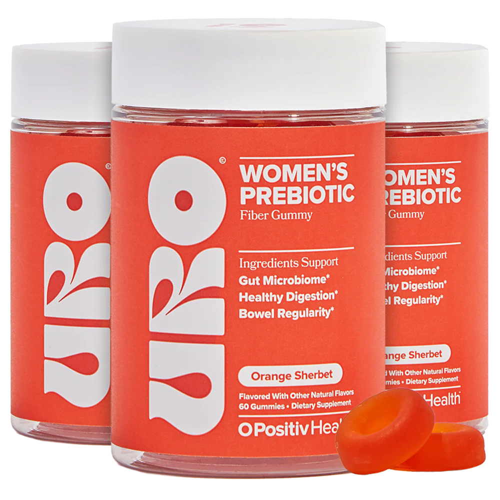 URO Women's Prebiotic Fiber Gummy - 3 Bottle Subscription